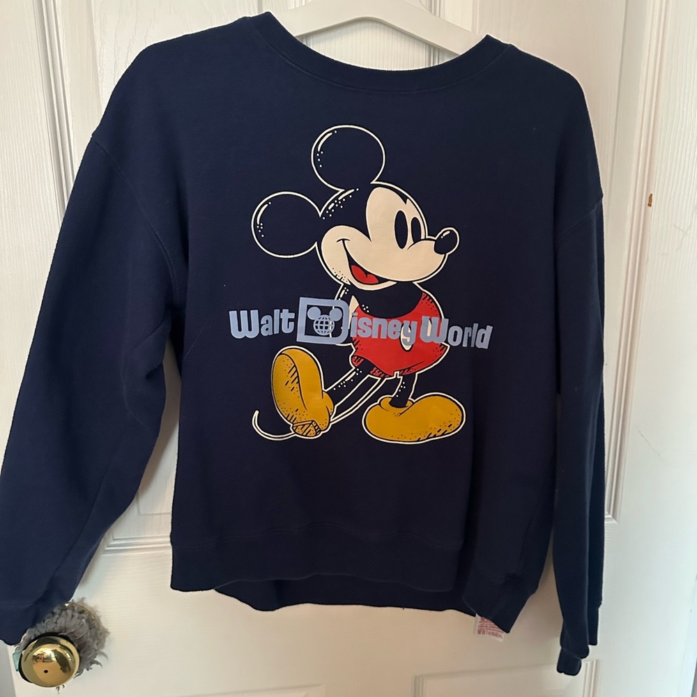 Mickey sweatshirt from DisneyWorld